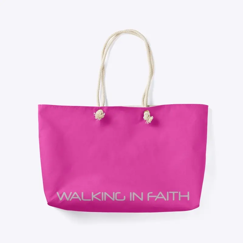 Walking In Faith tote